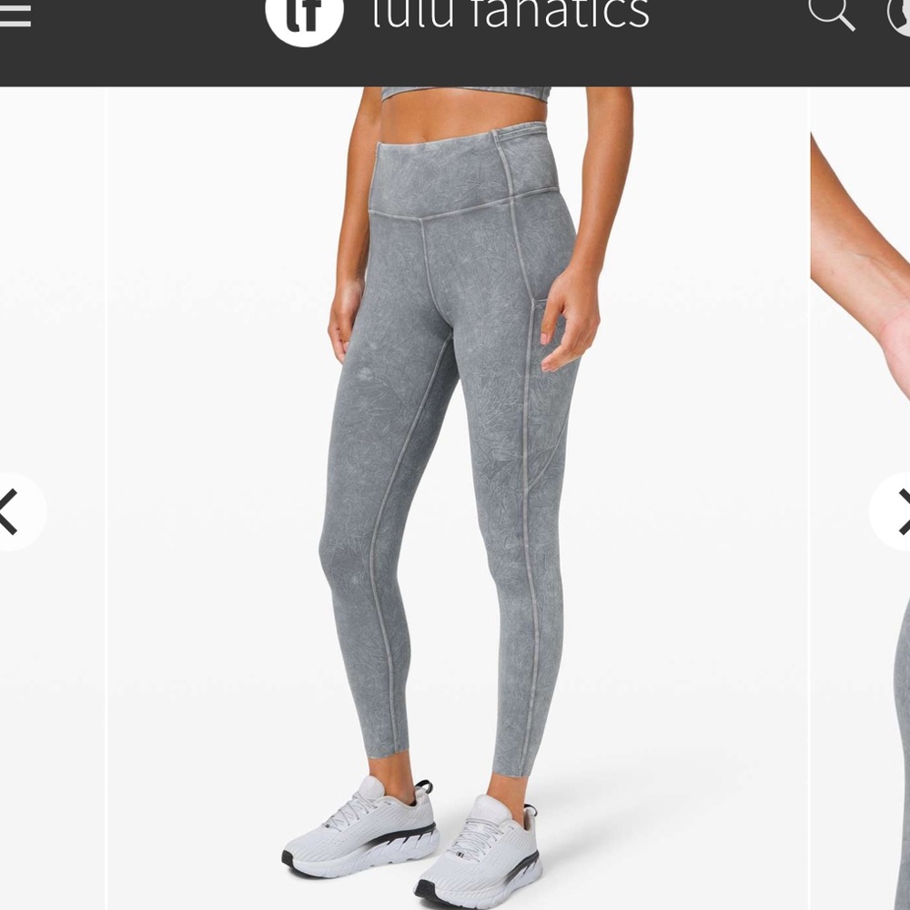 lululemon athletica Gray High-Rise Leggings